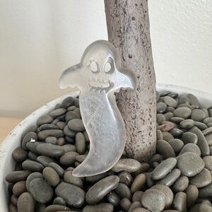 Clear quartz Ghost Figurine